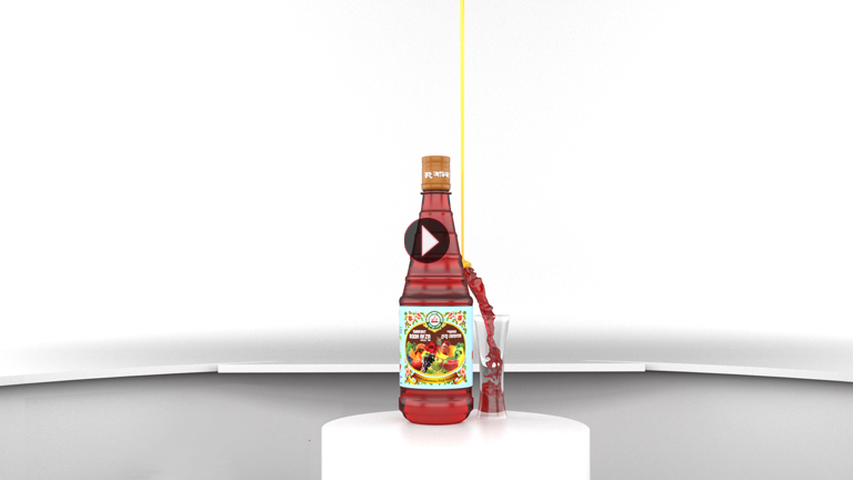 RA01 3d realistic beverage bottle
