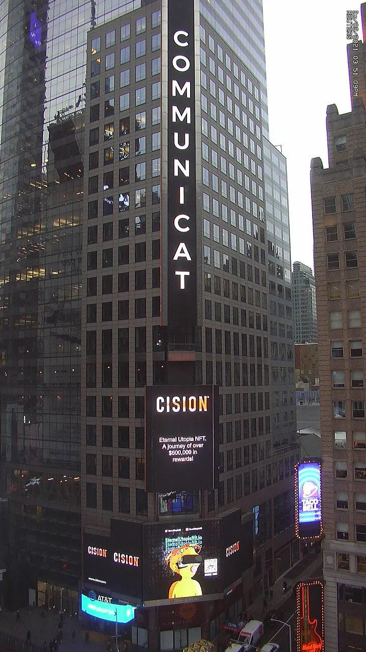 New York Times Square NFT of Shoeb Mohammad